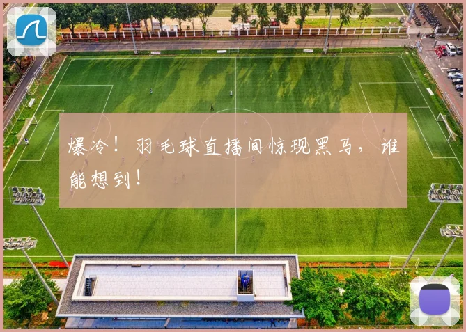 爆冷！羽毛球直播间惊现黑马，谁能想到！